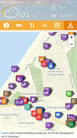 Markgrafenheide App Screenshot 04 Markgrafenheide App Screenshot 04